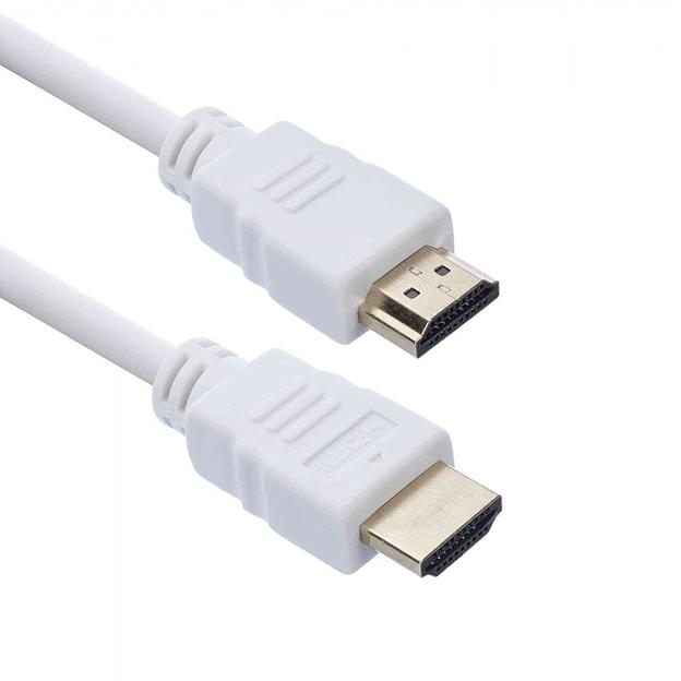 Кабель ACD Кабель ACD-DHHM2-18W |ACD-DHHM2-18W| HDMI 2.0, Golden Plated,19m/19m, Белый, 1.8м, (742248) фото 2
