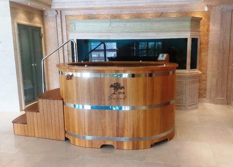 Купель деревянная овальная №5 фото 1