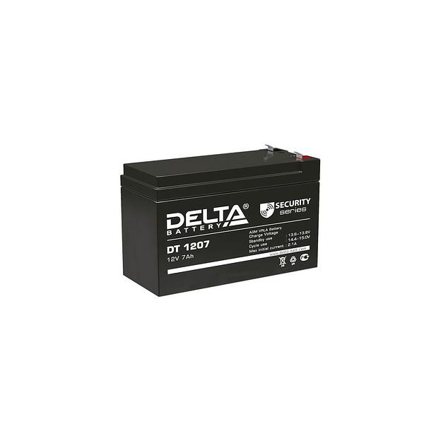 Аккумуляторная батарея Delta DT 1207 для ИБП 12В, 7Ач фото 1