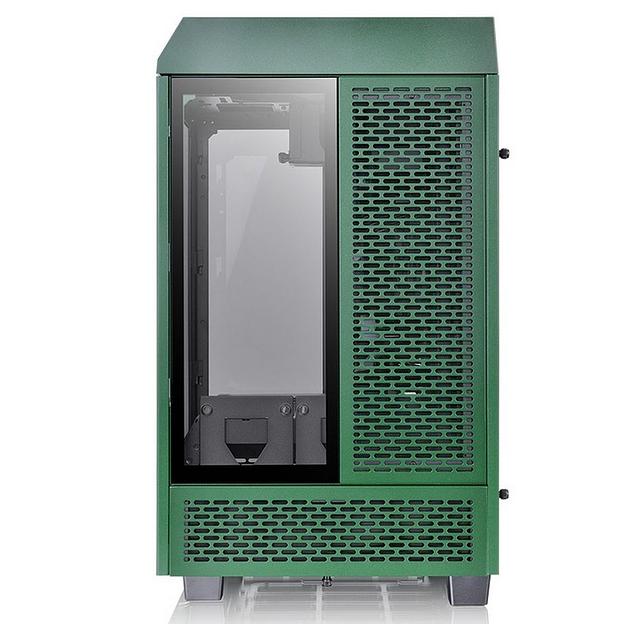 Корпус Thermaltake The Tower 100 Racing Green черный без БП miniITX 1x120mm 3x140mm 2xUSB3.0 audio bott PSU фото 4