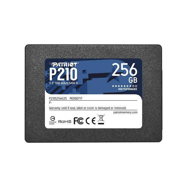 SSD жесткий диск SATA2.5" 256GB P210 P210S256G25 PATRIOT фото 2