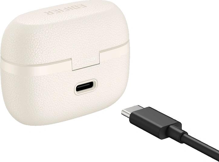 Гарнитура вкладыши Edifier X3 Pro слоновая кость беспроводные bluetooth в ушной раковине фото 6