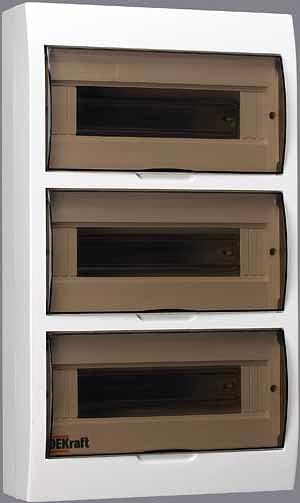 Корпус пластиковый навес. 36мод. IP41 ЩРН-П-36 DEKraft 31014DEK фото 2