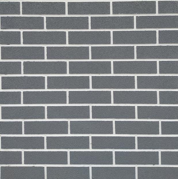 Фасадные термопанель с минеральной крошкой с контрастным швом серый (черный 1:50) с белым швом ОПТ фото 1