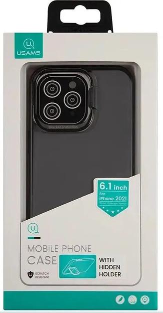 Чехол (клип-кейс) для Apple iPhone 13 Pro Usams US-BH782 черный (УТ000028088) фото 1