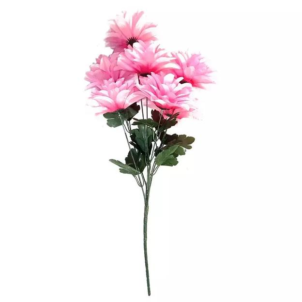 Букет розовых георгинов 7 голов 77см фото 2