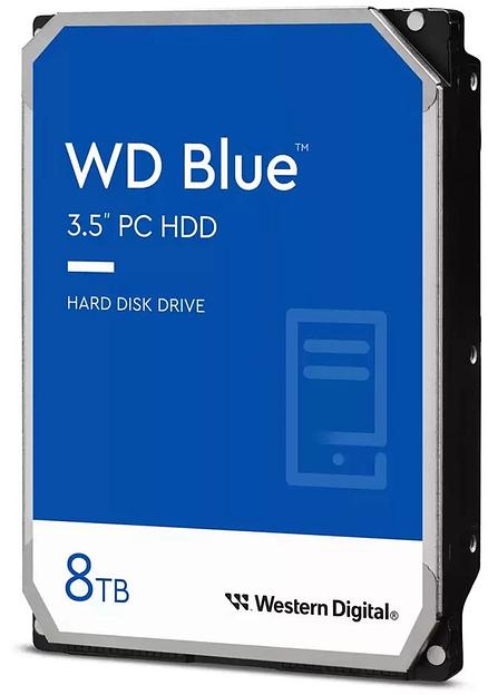 Жесткий диск WD SATA-III 8TB WD80EAAZ Desktop Blue (5640rpm) 128Mb 3.5" фото 2