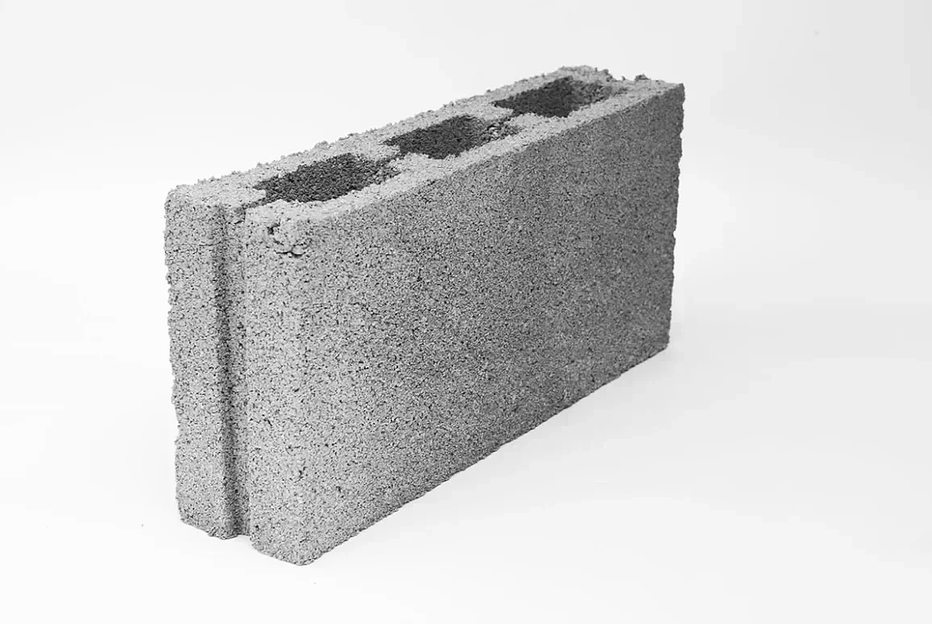 Перегородочный сплитерный блок  390х190х120 фото 1