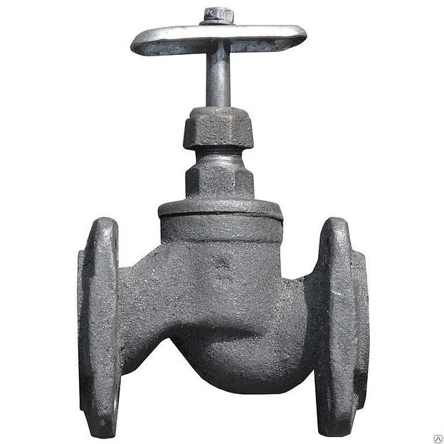 Клапан Запорный Чугун 15кч19п1 для труб фото 1