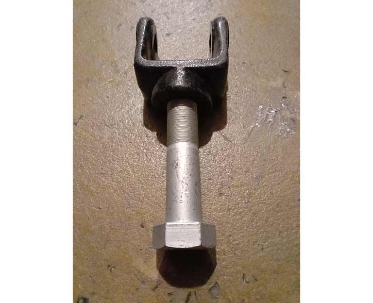 Кронштейн амортизатора передний нижний с болтом SHAANXI F3000 81.43740.0171 фото 2