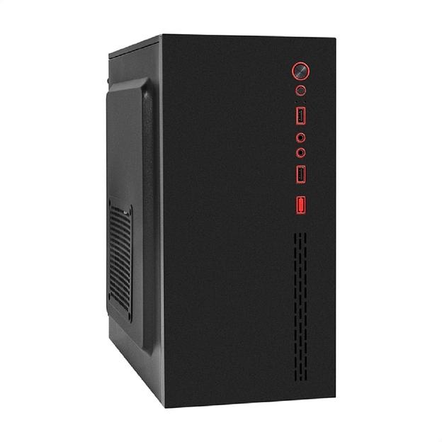Exegate EX298159RUS Корпус Minitower ExeGate BAA-403 (mATX, без БП, 2*USB, HD Audio, черный) фото 1