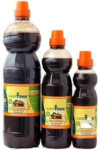 Органическое концентрированное удобрение Агротоник в составе с биоприлипателем 1 л опт фото 1