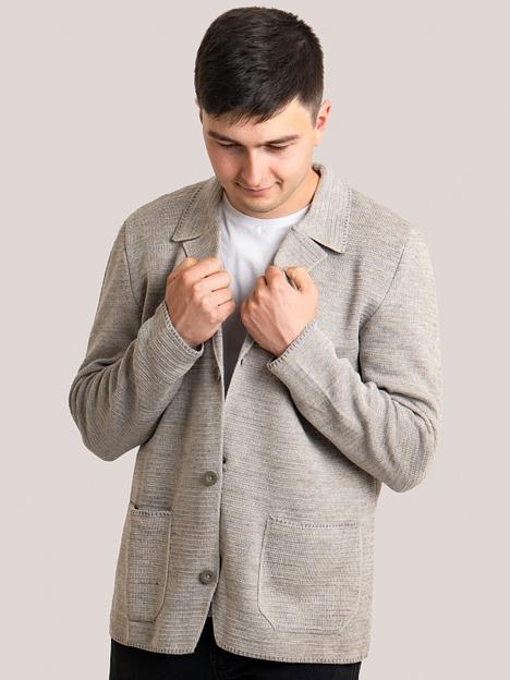 Кардиган мужской «Остап» бежевый ОПТ фото 3