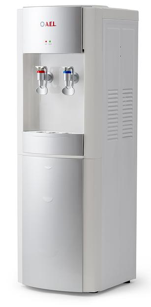 Кулер AEL LD-AEL-28 напольный электронный белый/серебристый фото 1