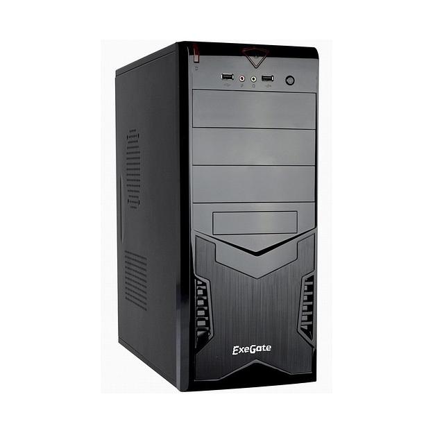 Exegate EX261451RUS Корпус Miditower CP-601 Black, ATX,, 2*USB, Audio фото 1