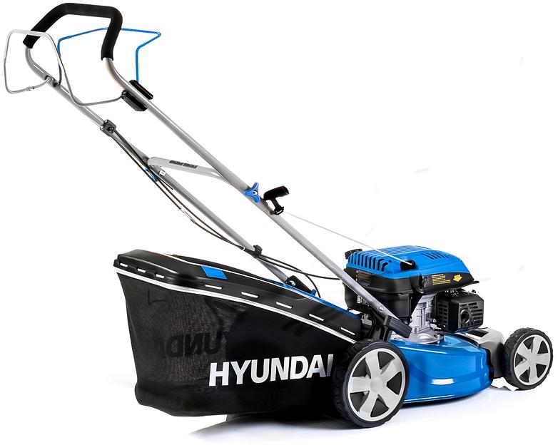 HYUNDAI [L 4620S] Бензиновая газонокосилка {Самоходная, двигатель Hyundai ICV145,4-х такт, 3.8 л.с./145 см3, Ширина среза 45,7 см, Высота среза 25-75 мм, 25,2 кг } фото 4