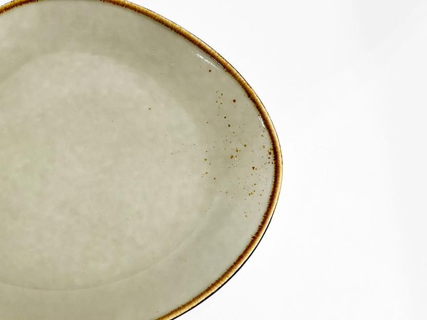 Блюдо фарфоровое 18.2 см «Gray collection» NGD007-1 gray, опт фото 4