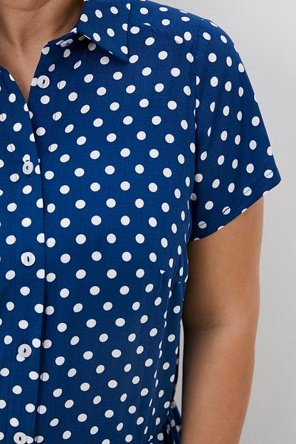 Платье Salma/синий горох фото 4