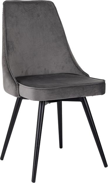 Стул для дома Бюрократ CH-K4_SP_2 с повор.мех. комплект 2шт т.серый Holland 18 металл черный на ножках (CH-K4_1/SP/HL18_2) фото 2