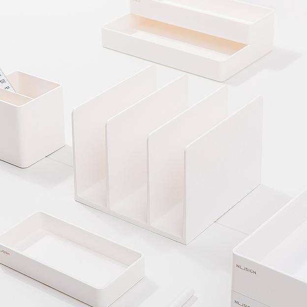 Подставка-ограничитель для книг Deli ENS006WHITE 162х162х122мм фото 4