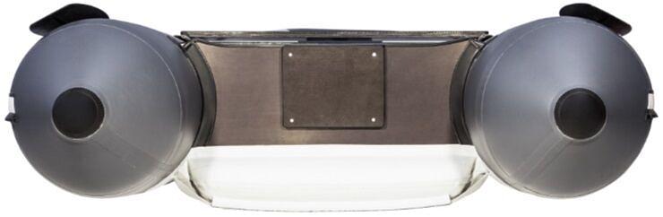 Лодка Таймень NX 2800 НДНД, 2800*1420*400 мм., цвет: серый-черный фото 6