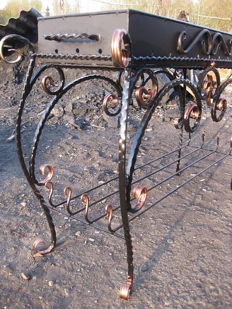 Мангал Metall Expert кованый переносной фото 1