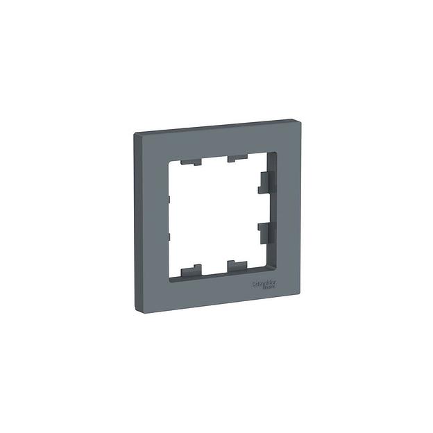 Рамка Schneider Electric ATN000701 (ATN000701) накладная 1штx термопласт серый фото 1