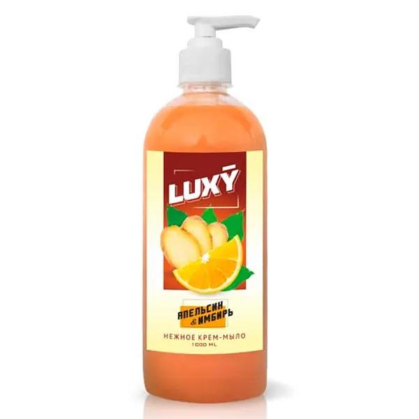 Крем-мыло жидкое Luxy 1 л «Апельсин-имбирь» ОПТ фото 1