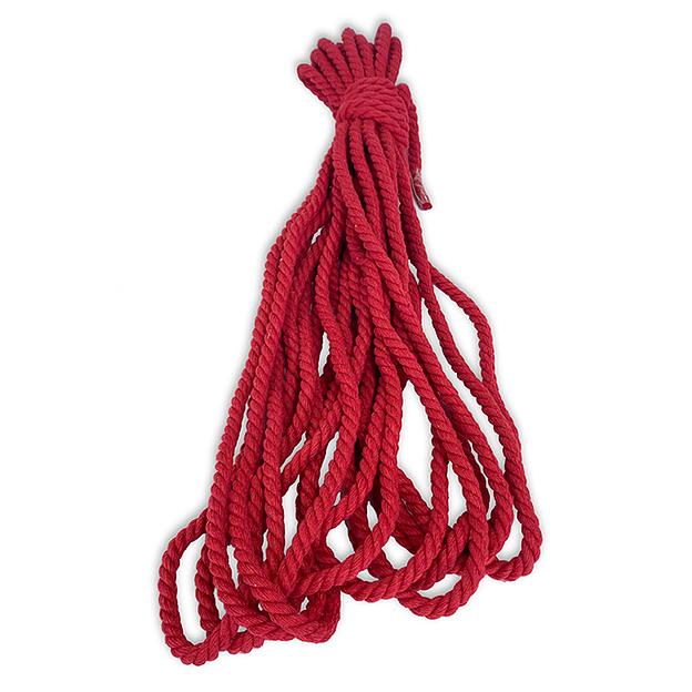 Канат хлопковый красный, 6 мм фото 6
