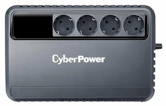 ИБП CyberPower BU1000E, Line-Interactive, 1000VA/600W, 4 Schuko розетки, Black, 0.4х0.3х0.3м., 7.8кг. CyberPower BU1000E фото 1