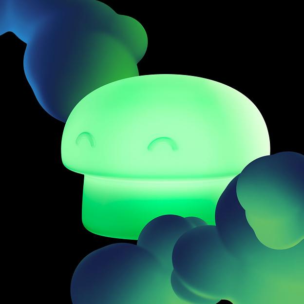 Умный светильник Sber Грибочек настол. белый (SBDV-00127) фото 5