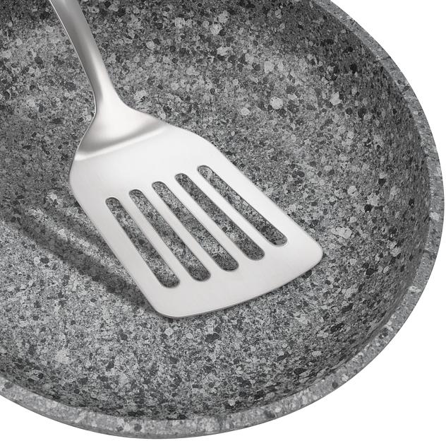 Сковорода Rondell Granit Carrara RDA-1846 круглая 28см покрытие: Quantum2 ручка несъемная (без крышки) серый фото 4