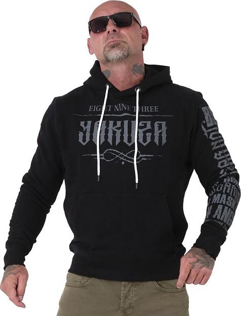 Худи мужская Yakuza, чёрный фото 1