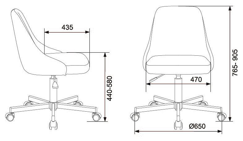 Кресло Бюрократ CH-340M сердитое море 38-415 крестовина металл фото 6