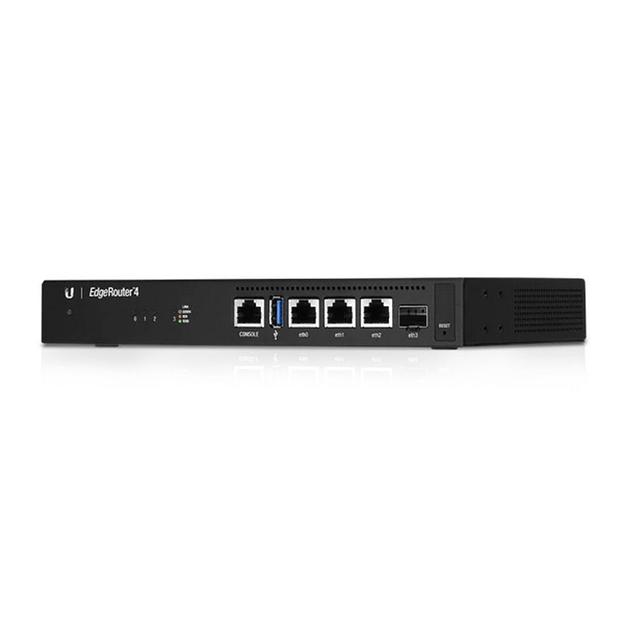 Роутер Ubiquiti ER-4-EU 10/100/1000BASE-TX черный фото 2