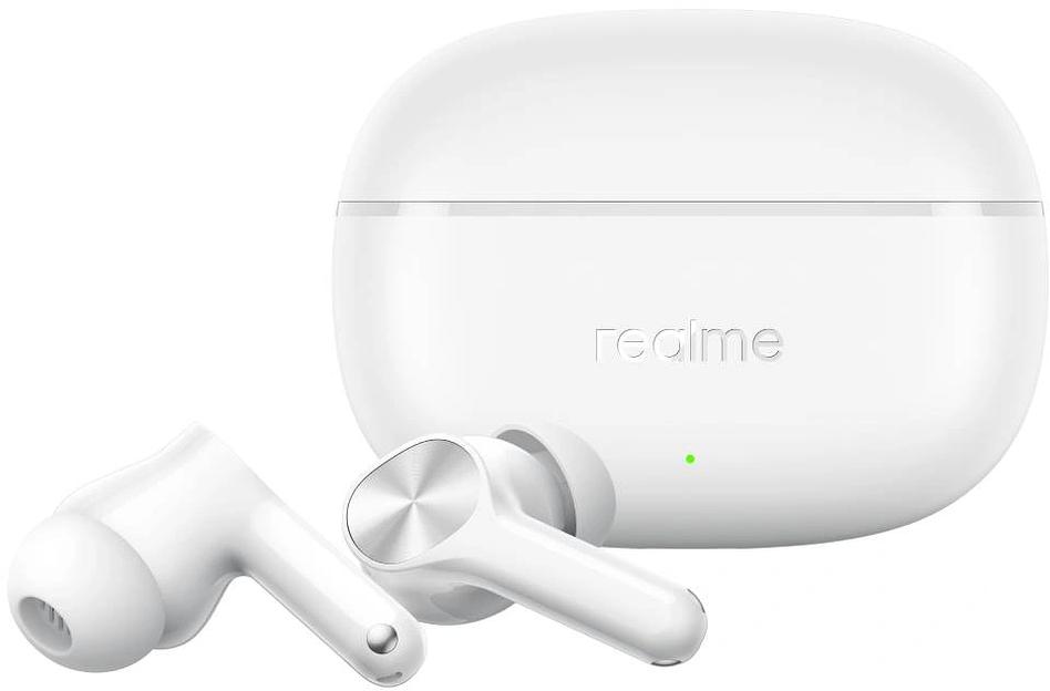 Гарнитура внутриканальные Realme Buds T200 белый беспроводные bluetooth в ушной раковине (6941764462076) фото 2