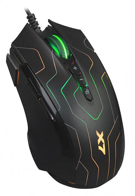 Мышь A4Tech X89 Maze черный оптическая (2400dpi) USB (8but) фото 4