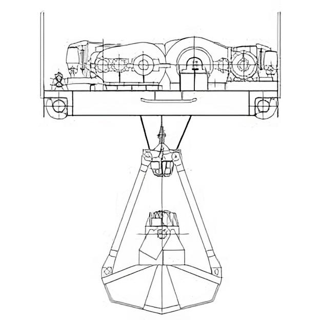 Тележка грейферная г/п 5т, режим работы А7 фото 6