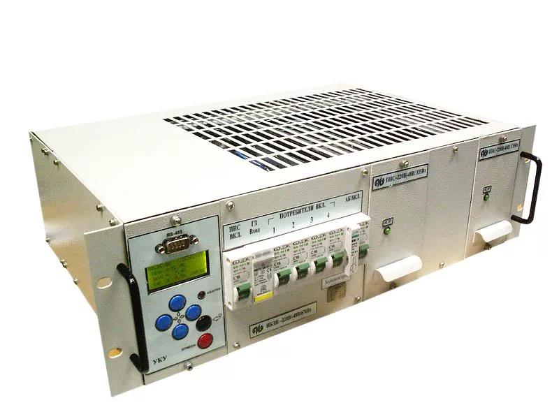 Источник бесперебойного электропитания ИБЭП~220В/60В-50А-6U фото 1