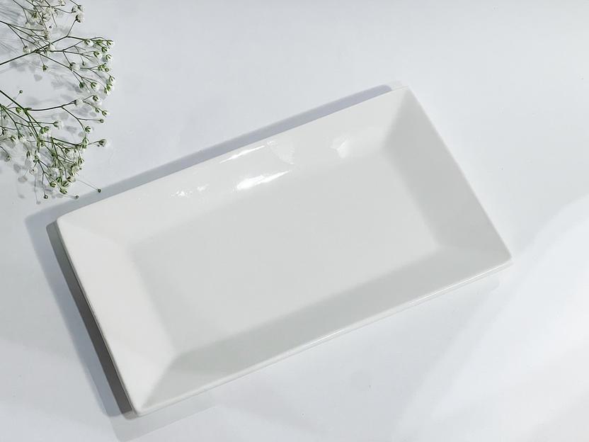 Блюдо прямоугольное «Chalk», опт фото 1