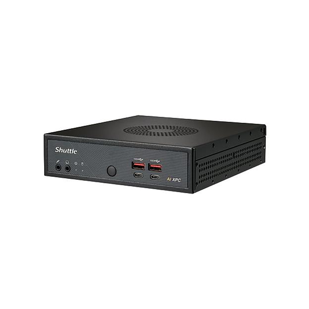Мини ПК Shuttle NT10H, Intel Ultra5 125H, 2 x DDR5 SODIMM, no SSD, 120w PSU, VESA фото 4