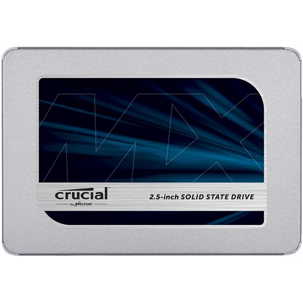 SSD Crucial MX500 500Гб, 2.5", SATA3, Retail, TLC, Чтение:560мб/с, Запись:510мб/с (CT500MX500SSD1) фото 1