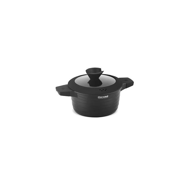 Кастрюля 4.7л Rondell Walzer RDA-766, алюминиевая, с крышкой фото 1