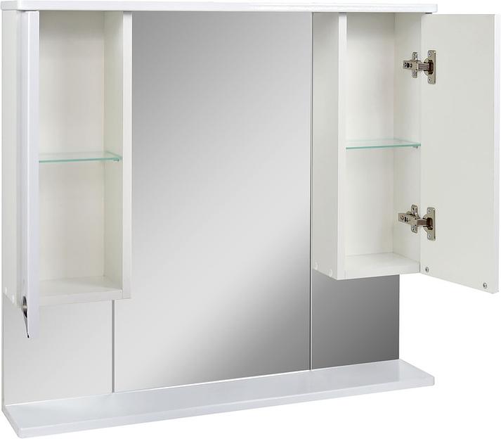 Зеркало-шкаф Афина 80 DORATIZ 2711.690, белый с подсветкой фото 3