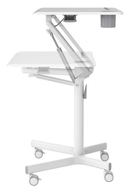 Стол для ноутбука Cactus VM-FDS101B столешница МДФ белый 70x52x107см (CS-FDS101WWT) фото 2