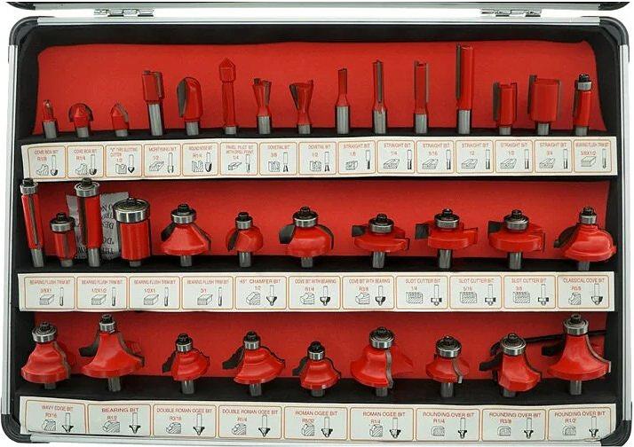 Набор фрез Sturm! 9016-RB-S35 d(посад.)=8мм (фрезеры) (упак.:35шт) фото 4