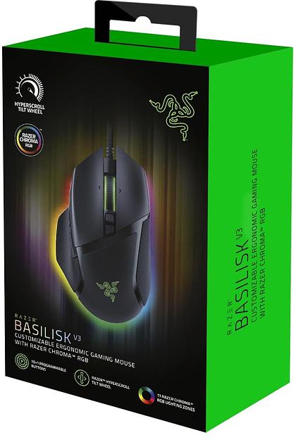 Мышь Razer Basilisk V3 черный оптическая (26000dpi) USB (11but) фото 5