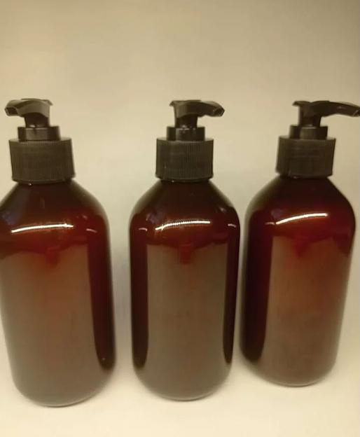 Бутылка коричневая с дозатором 300 мл 3 шт фото 2
