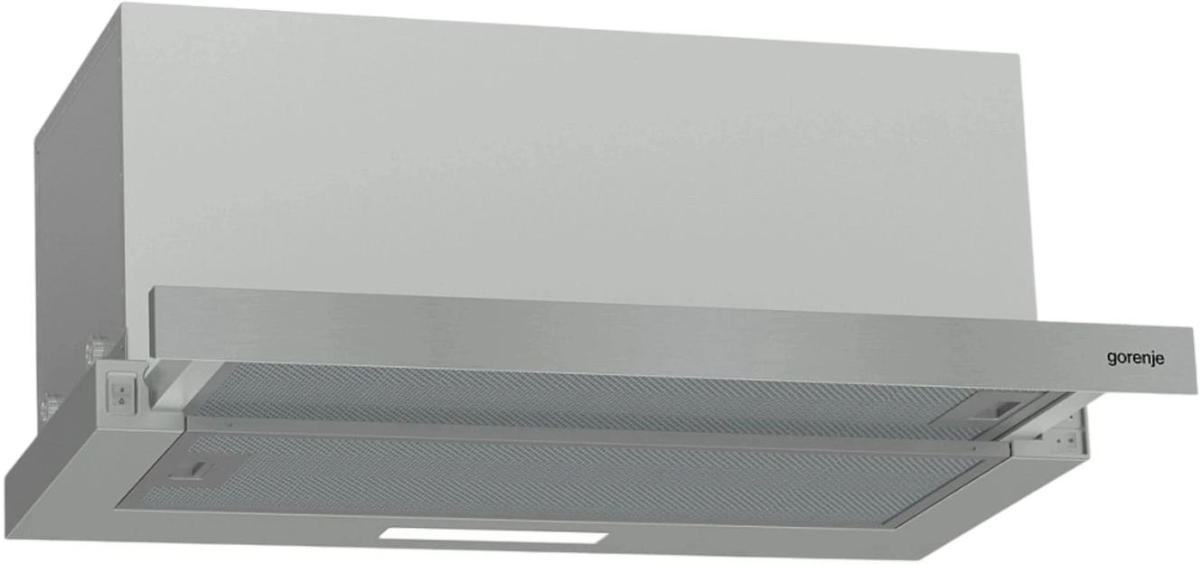 Вытяжка встраиваемая Gorenje TH60E5X черный управление: кнопочное (1 мотор) фото 3