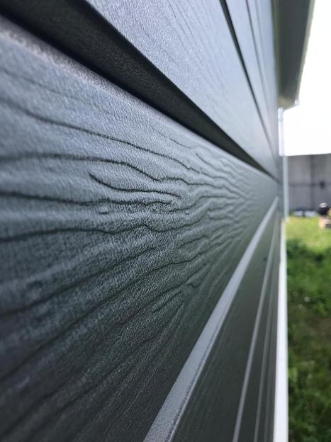 Металлический сайдинг «Евробрус с тиснением» цвет RAL 7024 текстурированный фото 1